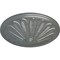 Ekena Millwork Brontes Ceiling Medallion (Fits Canopies up to 3 5/8"), Hand-Painted Platinum, 25 1/2"OD x 5 1/2"P CM25BRPLS - alternate 3